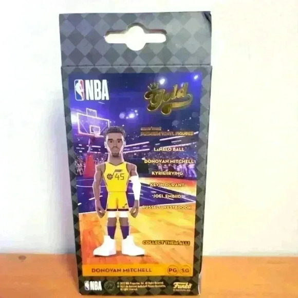 Funko gold NBA legend Donovan Mitchell Utah Jazz - Picture 5 of 6